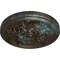 Ekena Millwork Katheryn Ceiling Medallion (Fits Canopies up to 2 1/8"), 14 1/2"OD x 2 3/4"P, Bronze Blue Patina CM14KTBBS - alternate 2